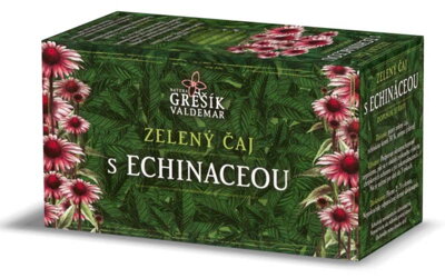 Zelený čaj s echinaceou, porciovaný