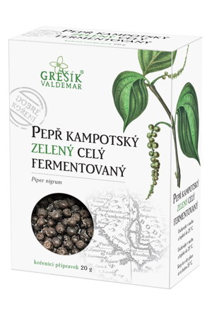 Kampotské korenie zelené celé fermentované