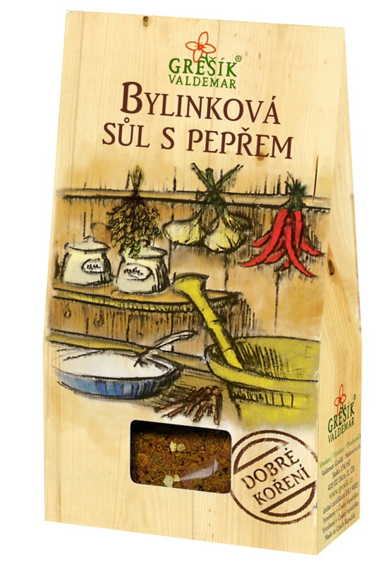 Bylinková soľ s korením Bylinková soľ s korením