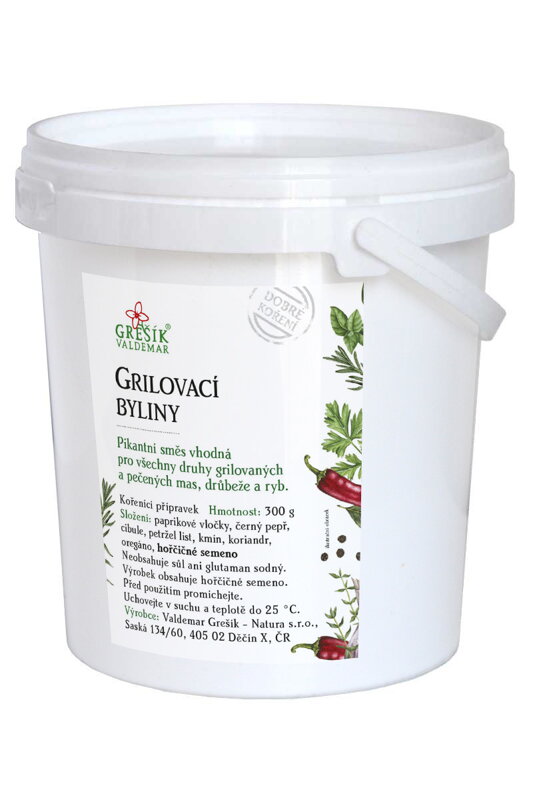 Grilovacie byliny v kýbliku