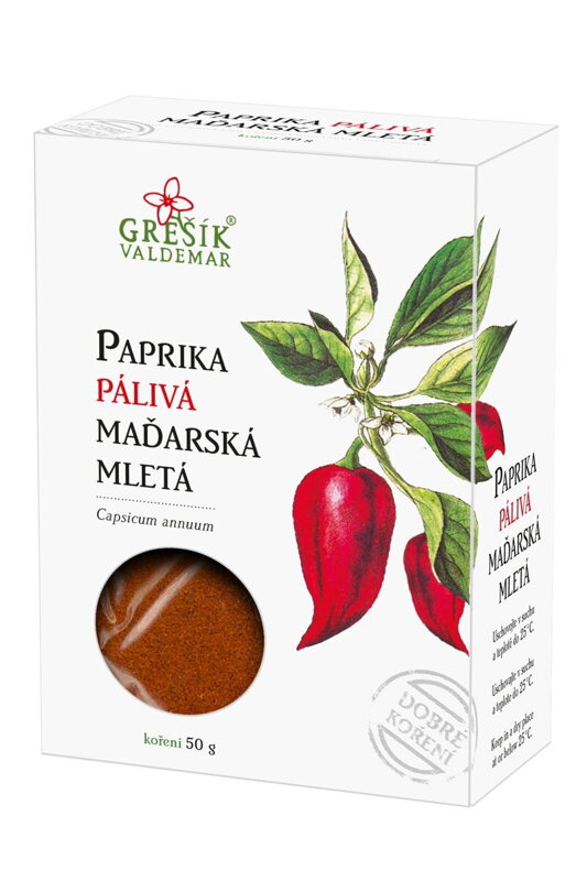 Paprika pálivá maďarská mletá 50g