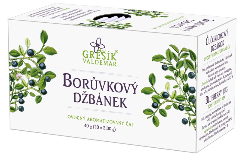 Čučoriedkový džbánok, porciovaný Čučoriedkový džbánok, porciovaný