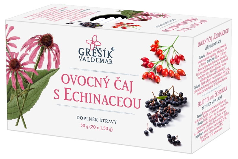 Ovocný čaj s echinaceou, porciovaný Ovocný čaj s echinaceou, porciovaný