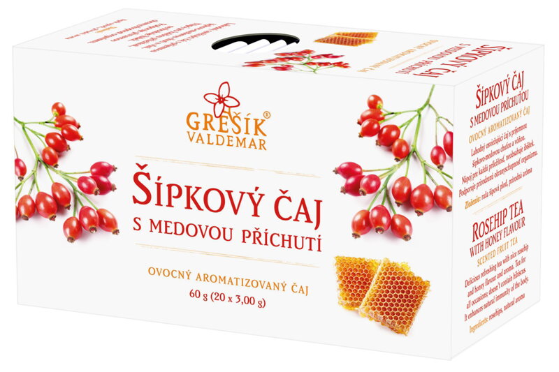 Šípkový čaj s medom Šípkový čaj s medom