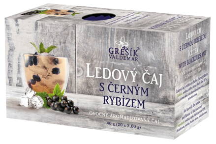 Ľadový čaj s čiernou ríbezľou
