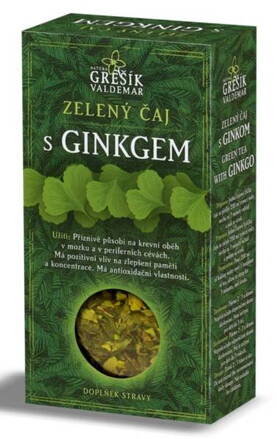 Zelený čaj s ginkgom